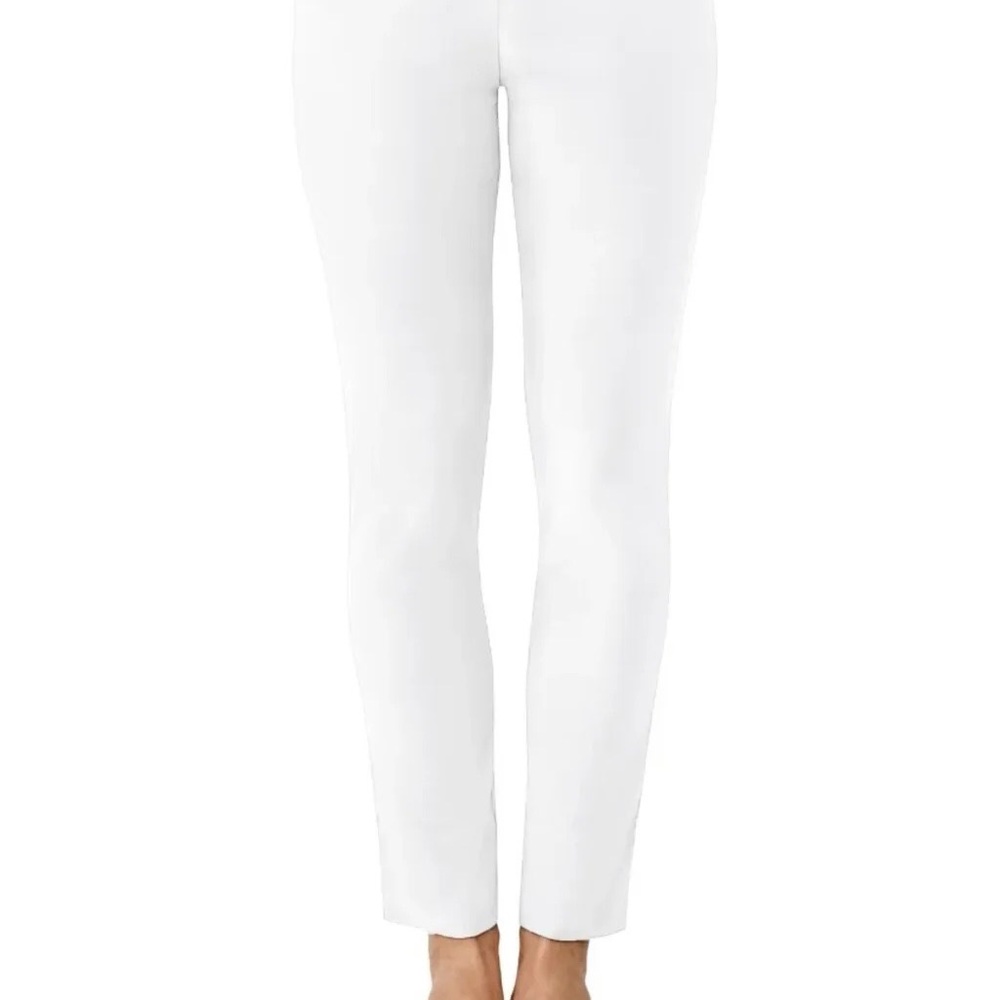 White Slim Fit Pants